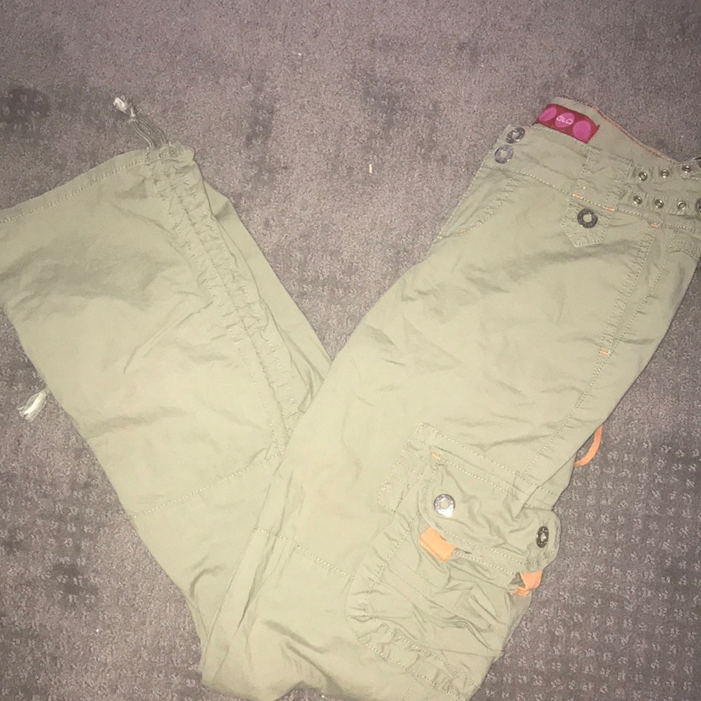 light green cargo pants :)